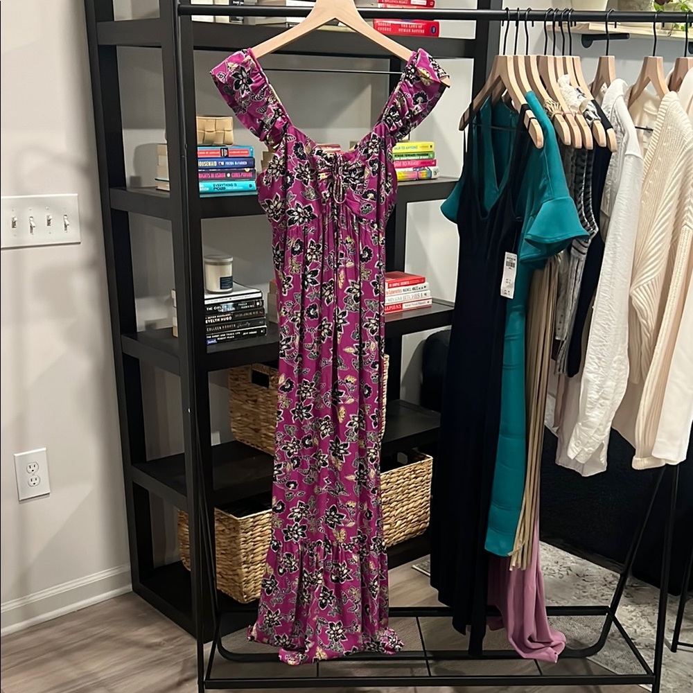 LOFT Floral Maxi Dress
